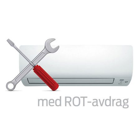Installation luft-luft med ROT-avdrag