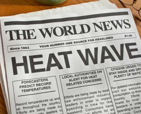 Rekordv&auml;rme i sommar