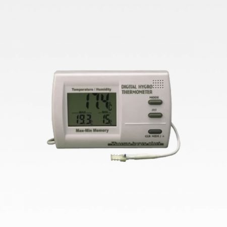 Woods SS-7002 termo-hygrometer med sensor p&aring; 2 m sladd
