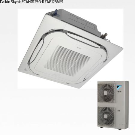 Daikin FCAHG125G rundbl&aring;sande kassett med utedel RZAG125MY1