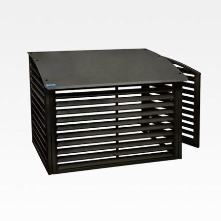 VPS90-K-v&auml;rmepumpsskydd-i-svartlackerad pl&aring;t