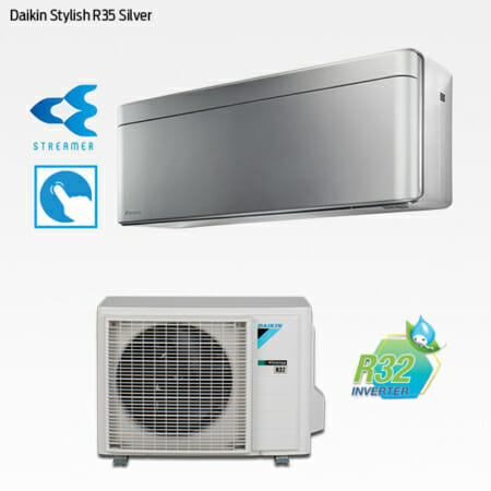 Daikin Stylish 35 Silver FTXA35CS-RXA35A9