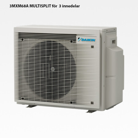 Daikin 3MXM68A multisplit utedel f&ouml;r 1-3 innedelar