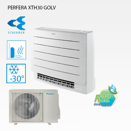 Perfera XTH 30 golvmodell med Daikin Nepura+ utomhusdel