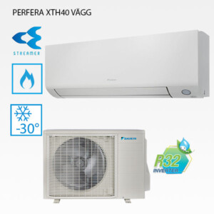 Daikin Perfera v&auml;ggmodell fungera b&aring;de som v&auml;rmepump och luftkonditionering