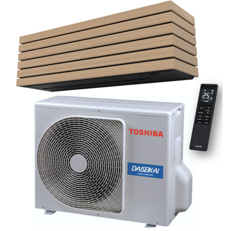 Toshiba Daiseikai 10 - 25 Trä luft luft värmepump